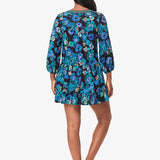 Secret Garden Beach Dress - Black/Multi