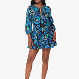Secret Garden Beach Dress - Black/Multi