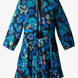 Secret Garden Beach Dress - Black/Multi