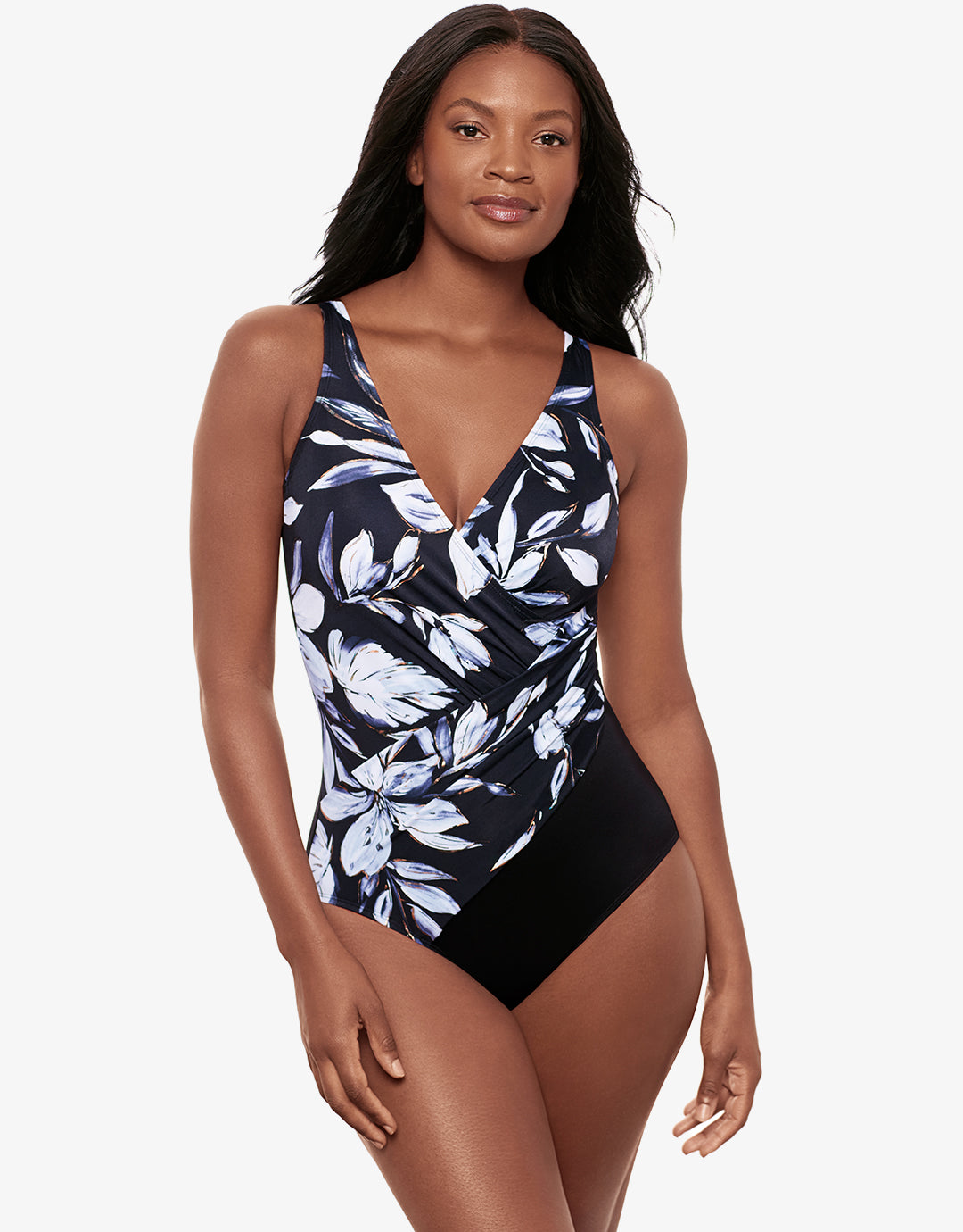 Fiore Di Luna Oceanus Swimsuit - Black White - Simply Beach UK
