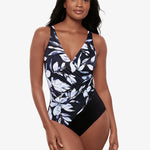 Fiore Di Luna Oceanus Swimsuit - Black White - Simply Beach UK