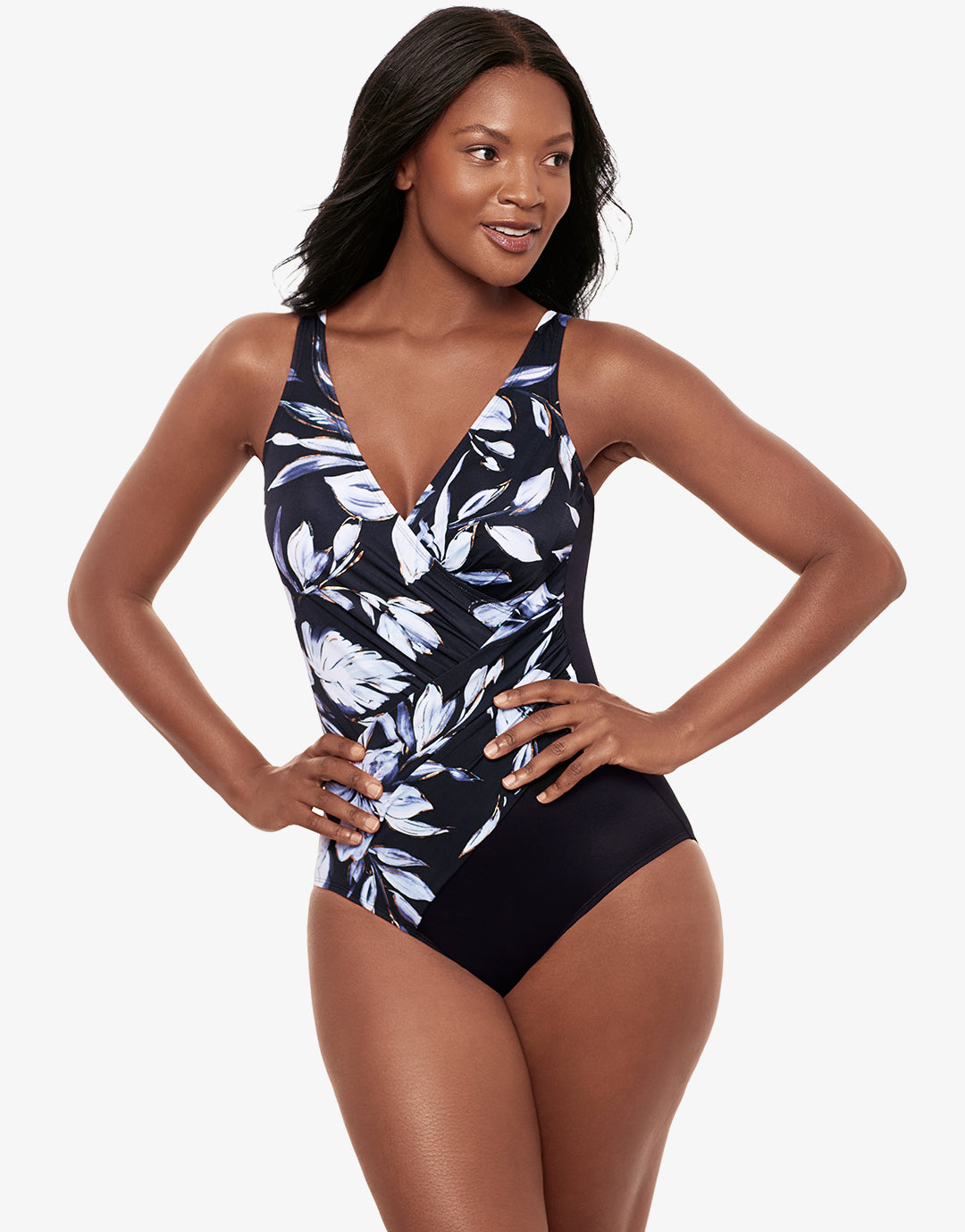 Fiore Di Luna Oceanus Swimsuit - Black White - Simply Beach UK