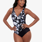 Fiore Di Luna Oceanus Swimsuit - Black White - Simply Beach UK