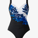 Ombra Fiore Sanibel Swimsuit - Black and Blue - Simply Beach UK