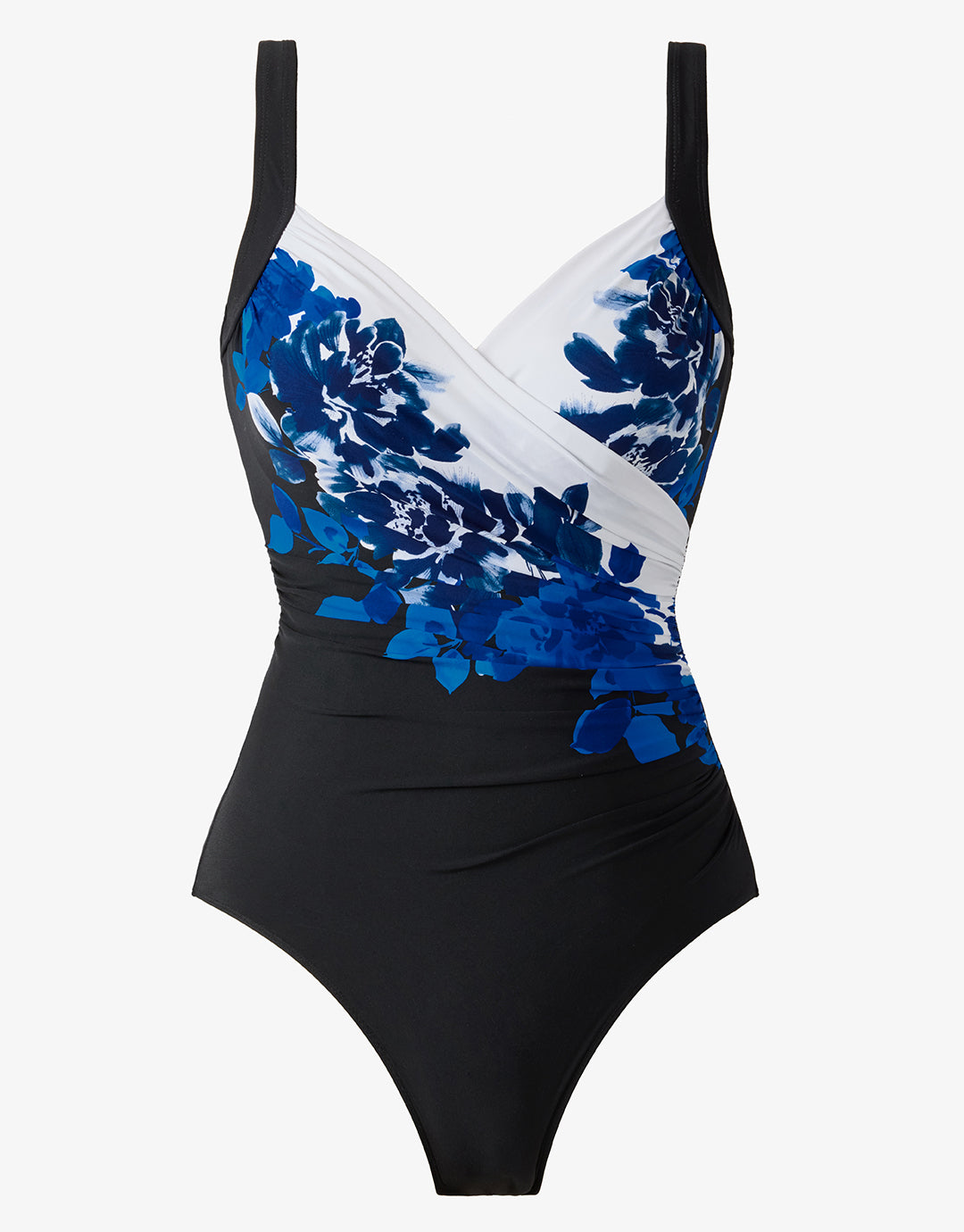 Ombra Fiore Sanibel Swimsuit - Black and Blue - Simply Beach UK
