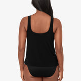Rock Solid Atria Tankini Top - Black