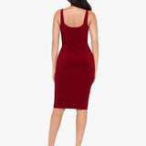 Body Diva Dress - Crimson