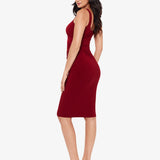 Body Diva Dress - Crimson