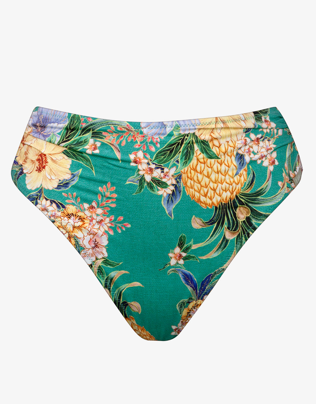 Pineapple Sea High Waist Bikini Pant - Tropical Breeze - Simply Beach UK