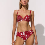 Maryan Mehlhorn Palmaria Adjustable Bikini Pant - Creme Rouge - Simply Beach UK