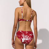 Maryan Mehlhorn Palmaria Adjustable Bikini Pant - Creme Rouge - Simply Beach UK