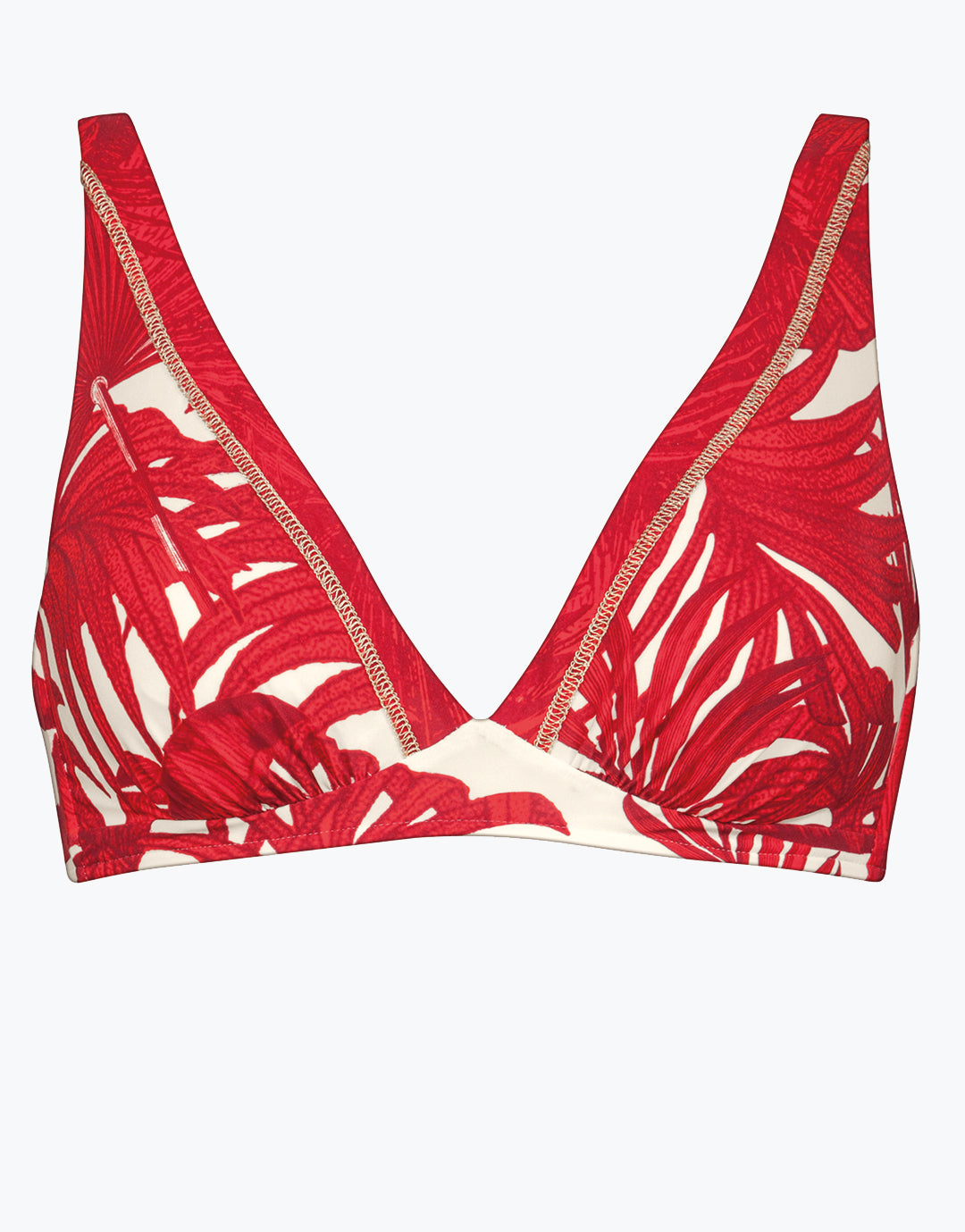 Maryan Mehlhorn Palmaria Underwired Bikini Top - Cream Rouge - Simply Beach UK