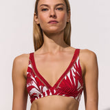 Maryan Mehlhorn Palmaria Underwired Bikini Top - Cream Rouge - Simply Beach UK