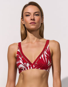 Maryan Mehlhorn Palmaria Underwired Bikini Top - Cream Rouge - Simply Beach UK