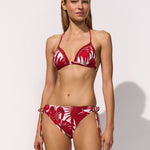 Palmaria Triangle Bikini Top - Creme Rouge - Simply Beach UK