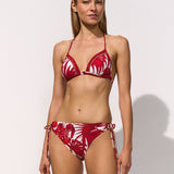 Palmaria Triangle Bikini Top - Creme Rouge - Simply Beach UK