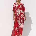 Palmaria Caftan - Creme Rouge - Simply Beach UK