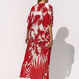 Palmaria Caftan - Creme Rouge - Simply Beach UK