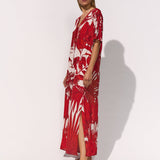 Palmaria Caftan - Creme Rouge - Simply Beach UK