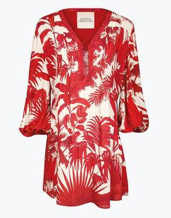 Maryan Mehlhorn Palmaria Tunic - Creme Rouge - Simply Beach UK