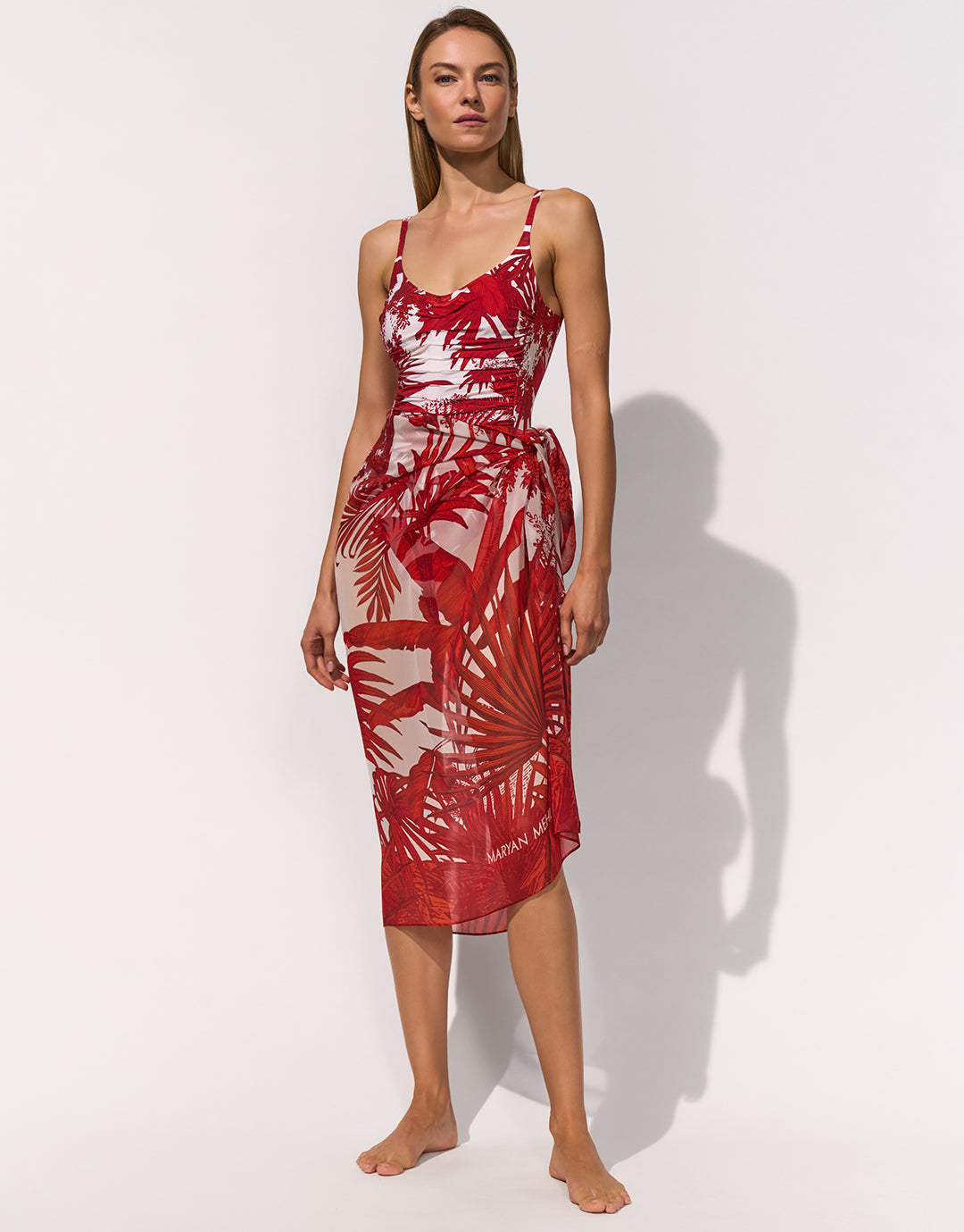 Palmaria Sarong - Creme Rouge - Simply Beach UK