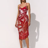 Palmaria Sarong - Creme Rouge - Simply Beach UK