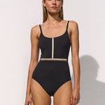 Maryan Mehlhorn Module Underwired Tank Swimsuit - Jet Clay - Simply Beach UK