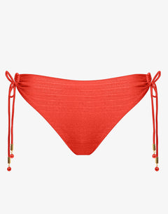 Elyon Loop Side Bikini Pant - Glazed Tangerine - Simply Beach UK