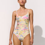 Maryan Mehlhorn Floressence Ruched Underwired Swimsuit - Petal Glow - Simply Beach UK