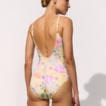 Maryan Mehlhorn Floressence Ruched Underwired Swimsuit - Petal Glow - Simply Beach UK