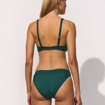Maryan Mehlhorn Silhouet Ring Bikini Top - Evolving Teal - Simply Beach UK