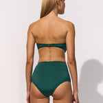 Maryan Mehlhorn Silhouet High Waist Bikini Pant - Evolving Teal - Simply Beach UK