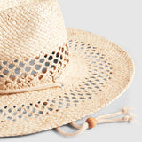 Shady Lady Raffia Hat - Natural - Simply Beach UK