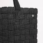 Criss Cross Woven Tote - Black - Simply Beach UK