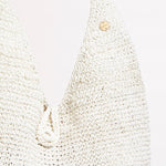 Cocoon Woven Tote - White - Simply Beach UK