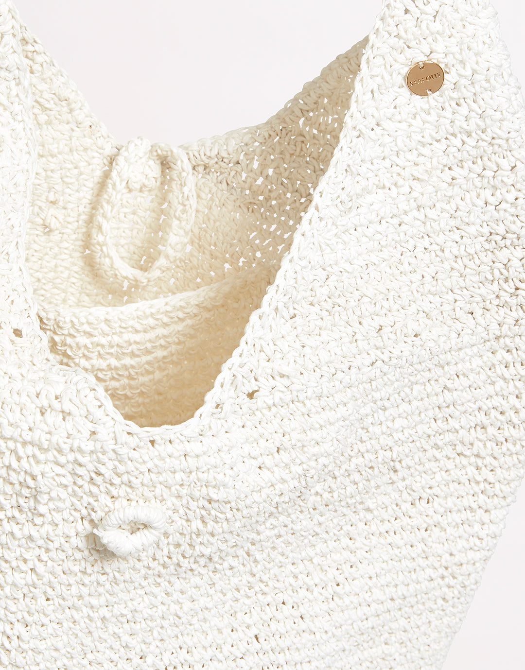 Cocoon Woven Tote - White - Simply Beach UK