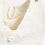 Cocoon Woven Tote - White - Simply Beach UK