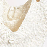 Cocoon Woven Tote - White - Simply Beach UK