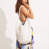 Cocoon Woven Tote - White - Simply Beach UK