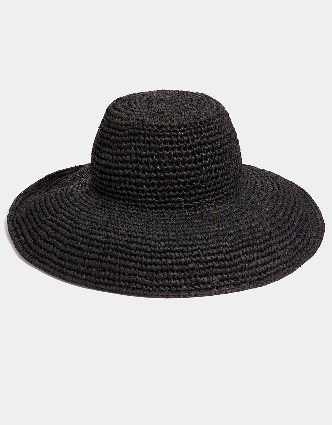 Coastal Raffia Hat - Black - Simply Beach UK