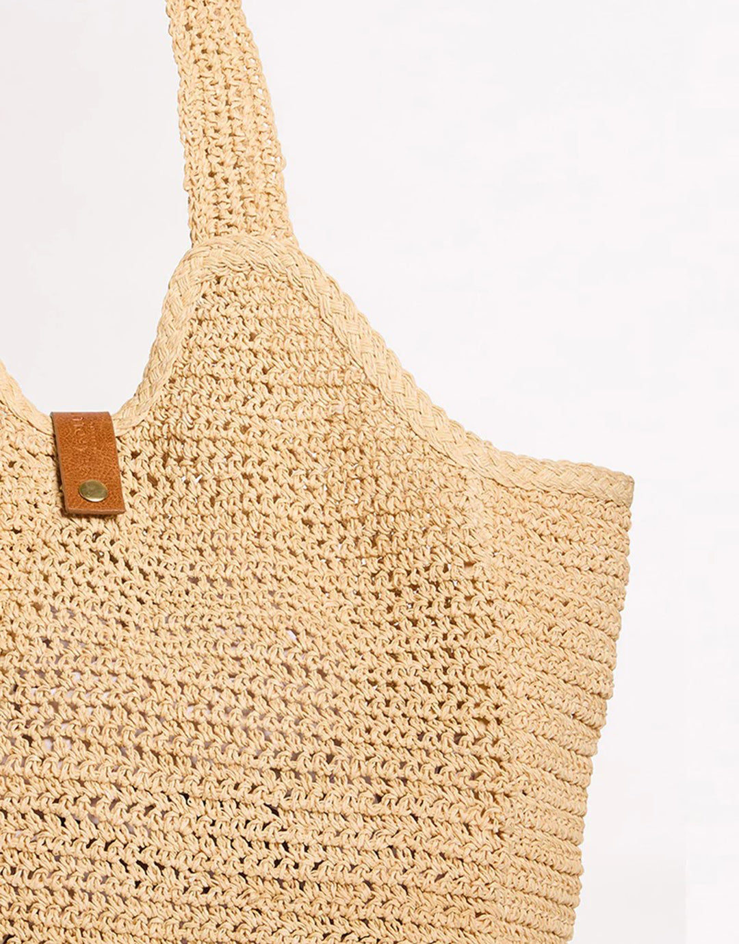 Mirage Woven Tote Bag - Natural - Simply Beach UK