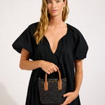 Micro Tote Bag - Black - Simply Beach UK