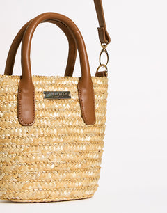 Micro Tote Bag - Natural - Simply Beach UK