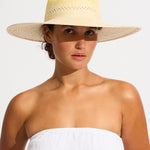 Colour Crush Wide Brim Hat - Citrus - Simply Beach UK