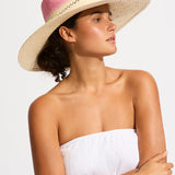 Colour Crush Wide Brim Hat - Fuchsia Rose - Simply Beach UK