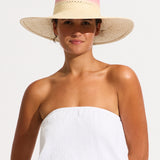 Colour Crush Wide Brim Hat - Fuchsia Rose - Simply Beach UK