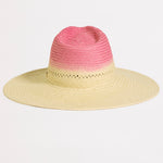 Colour Crush Wide Brim Hat - Fuchsia Rose - Simply Beach UK