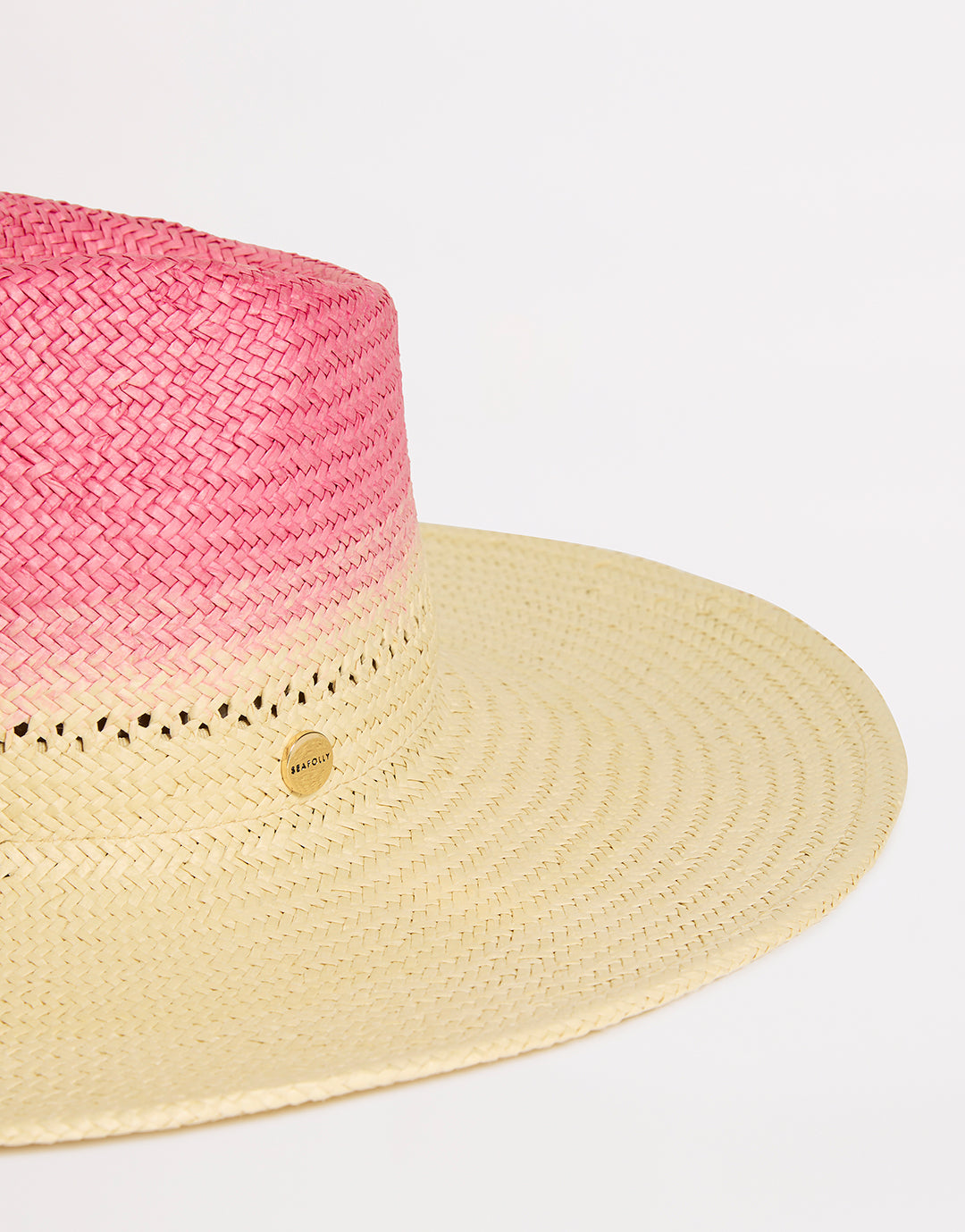 Colour Crush Wide Brim Hat - Fuchsia Rose - Simply Beach UK