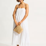 Broderie Maxi Dress - White - Simply Beach UK