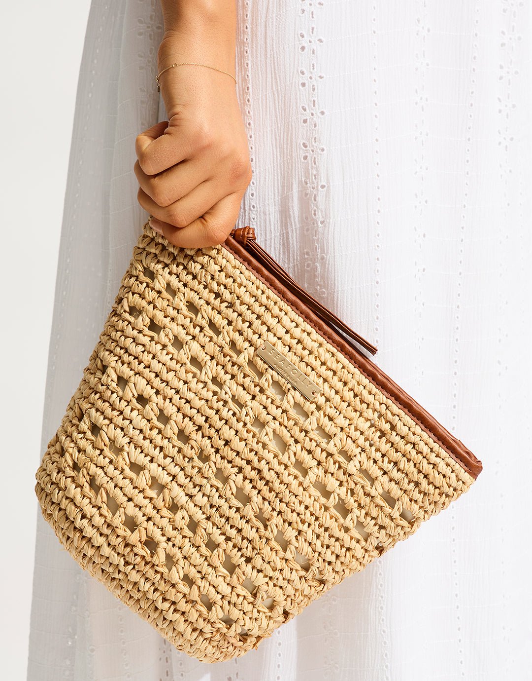 Savona Pouch Bag - Natural - Simply Beach UK